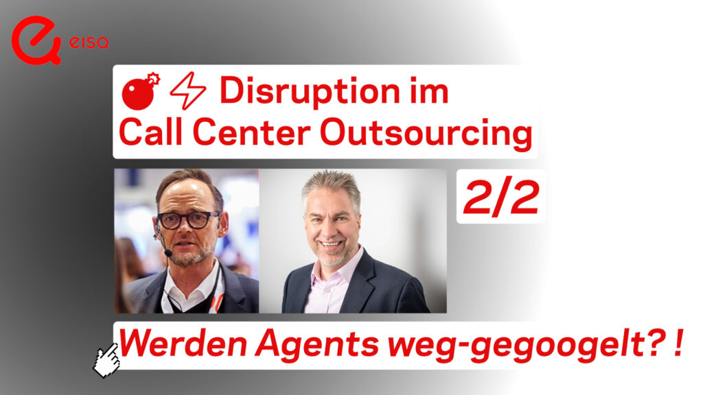 Disruption Call Center Outsourcing - ExpertenTalk mit Uwe Selbmann und Bernhard Gandolf